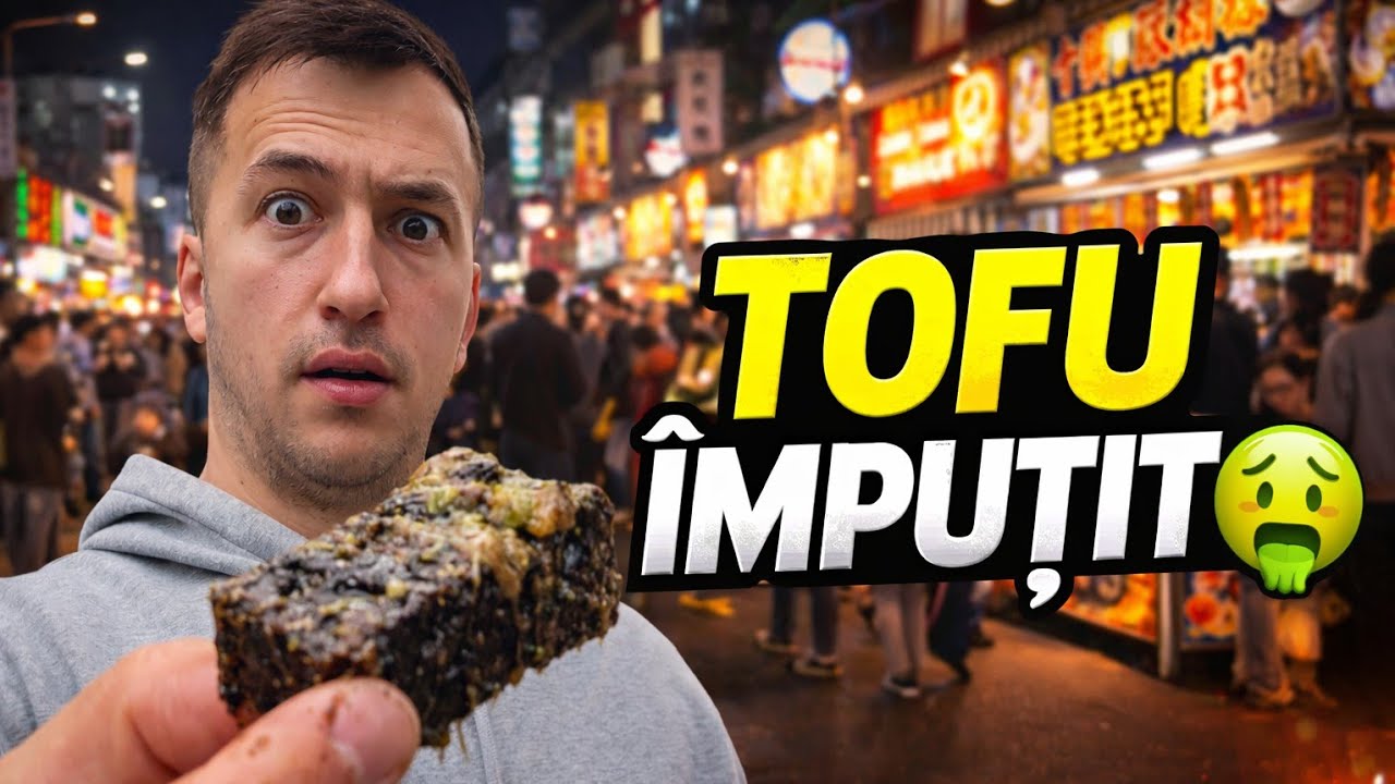 Am mâncat cea MAI CIUDATĂ mâncare de stradă din Taipei 🤢 | Tofu împuțit & sânge de rață?!