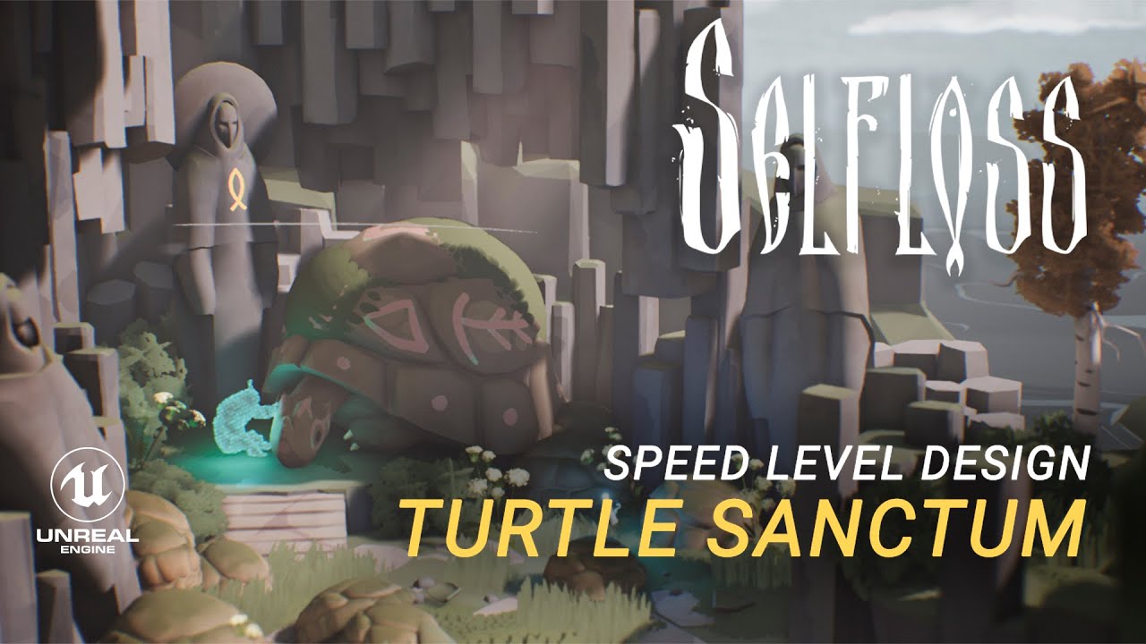 Speed Level Design - Stylized Turtle Sanctum | Unreal Engine | Selfloss