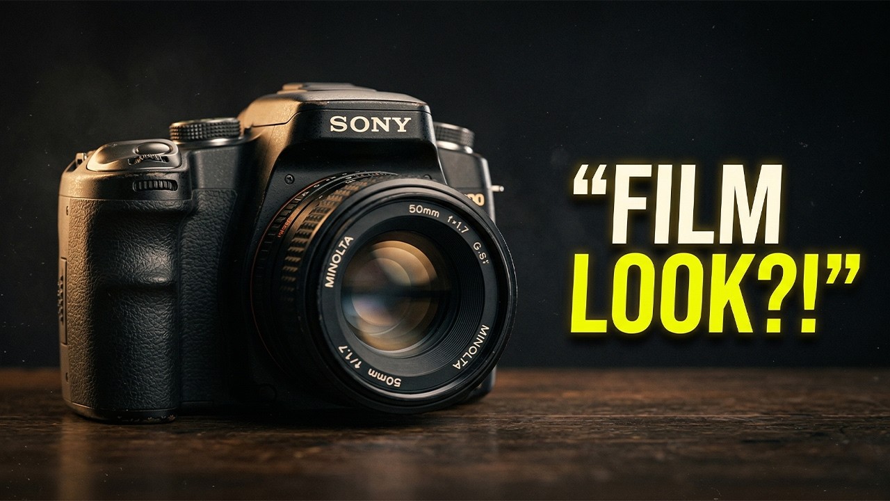 Цифровая зеркальная фотокамера Sony за 60 долларов с секретным кинематографическим сенсором!