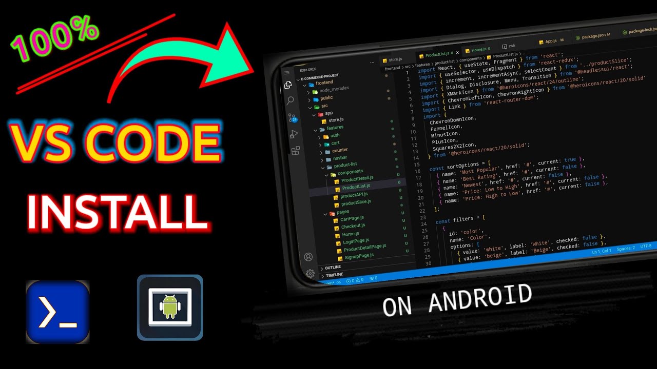 how to install vscode on android. how to install vscode on mobile. 🔥🔥 #vscode