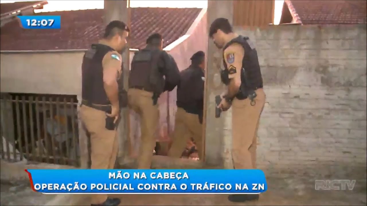 Operação policial contra o tráfico na Zona Norte de Londrina
