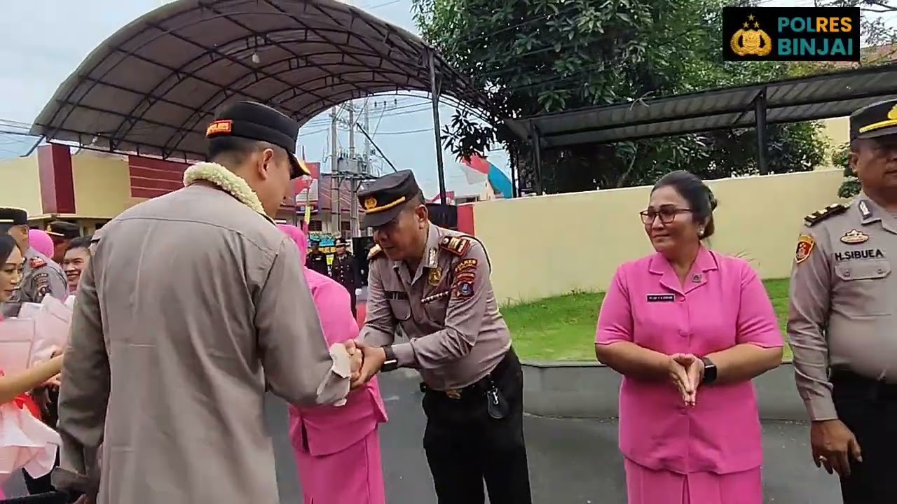 Pejabat Lama AKBP Rio Alexander Panelewen Sik Sambut Kedatangan Kapolres Binjai Yang Baru