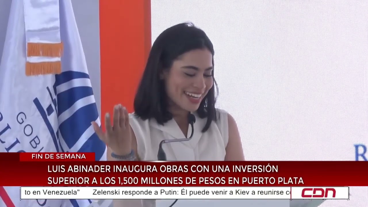 Luis Abinader inaugura obras con inversi&oacute;n superior a los 1,500 millones de pesos en Puerto Plata