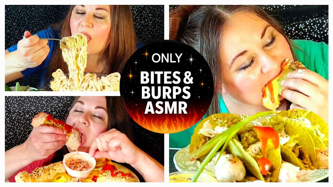 🔥🫦🌮  3-in-1 BIG Saucy Bites & Belly Burps! Tacos/Rice Rolls/Alfredo 