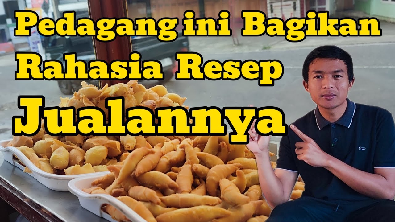 Resep molen Crispy dari pedagang nya langsung #streetfood #molenpisang