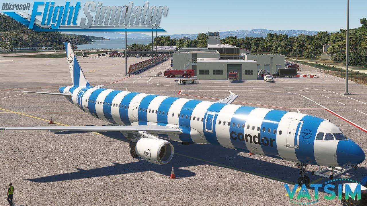 Spannender Anflug auf Skiathos! München - Skiathos! Flight Simulator 2020 VATSIM!