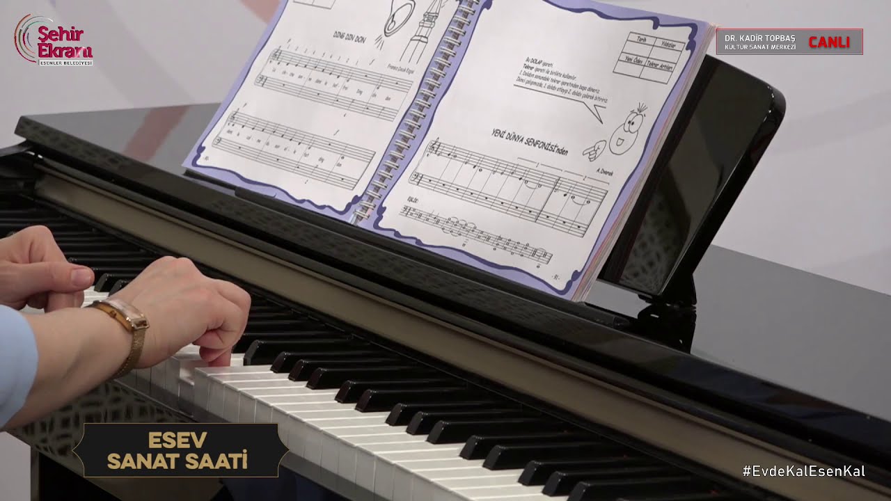 ESEV Sanat Saati 37. Bölüm | Piyano 23 Mart 2020 (Canlı Yayın)