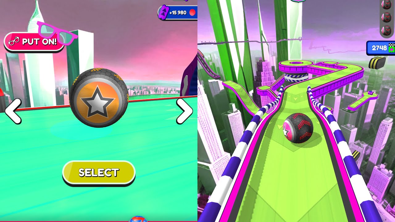 Going Balls Speedrun Challenge Vs Reverse Balls Speedrun Walkthrough Gameplay