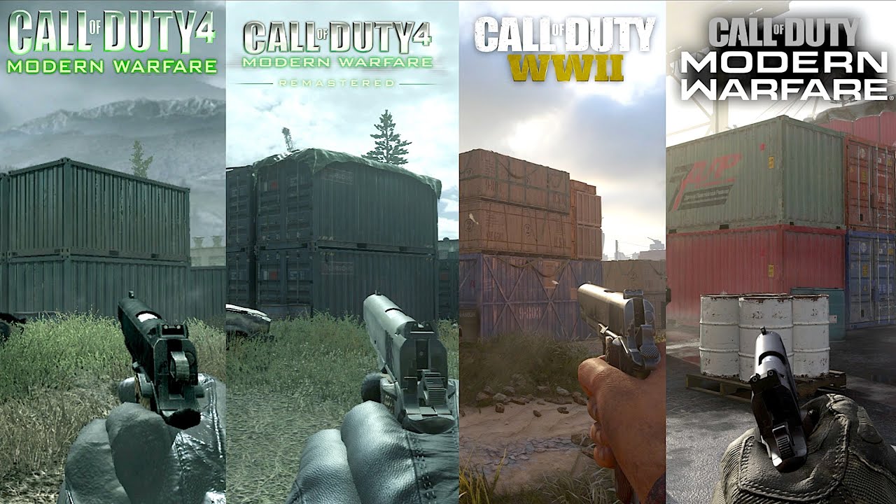 Evolution of Shipment - COD4 vs Remastered vs WW2 vs Modern Warfare