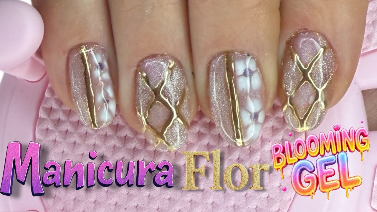 Cómo hacer  | Uñas ojo de Gato & Flor con BLOOMING GEL