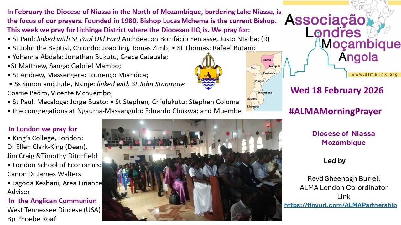 ALMA Morning Prayer, Ash Wednesday, 18 February 2026