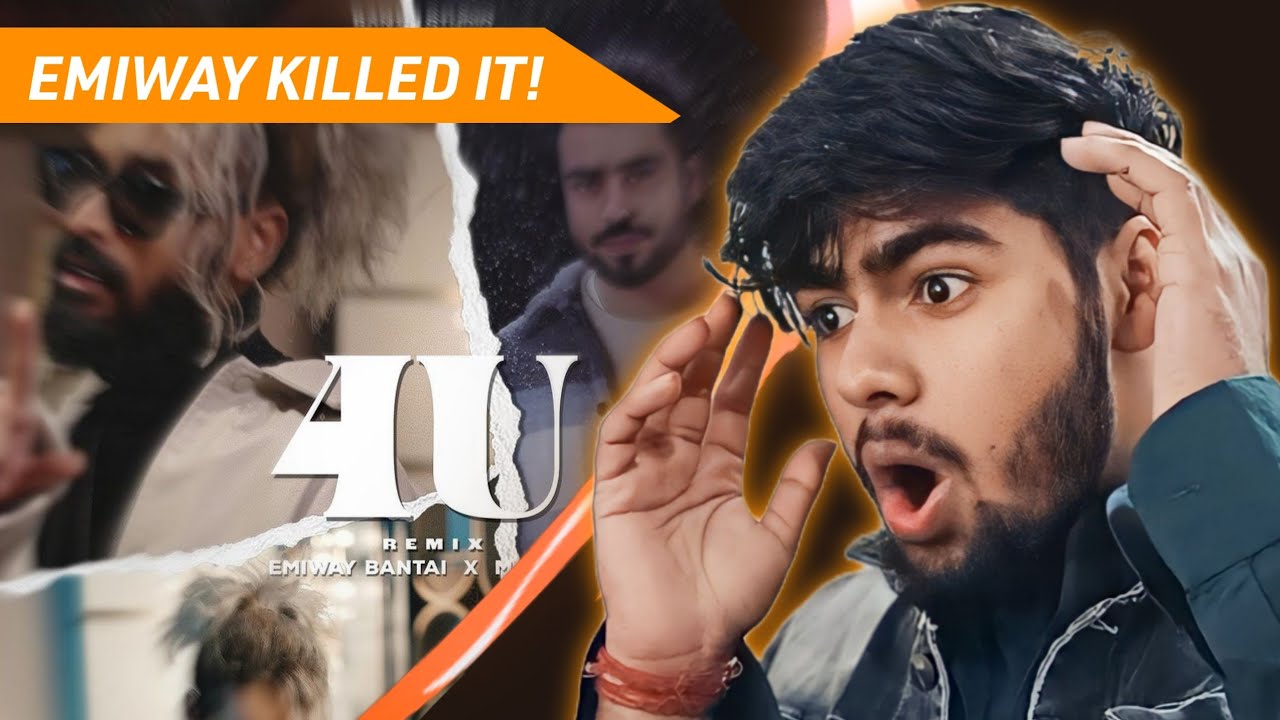 EMIWAY BANTAI X MAANU - 4U REMIX | REACTION