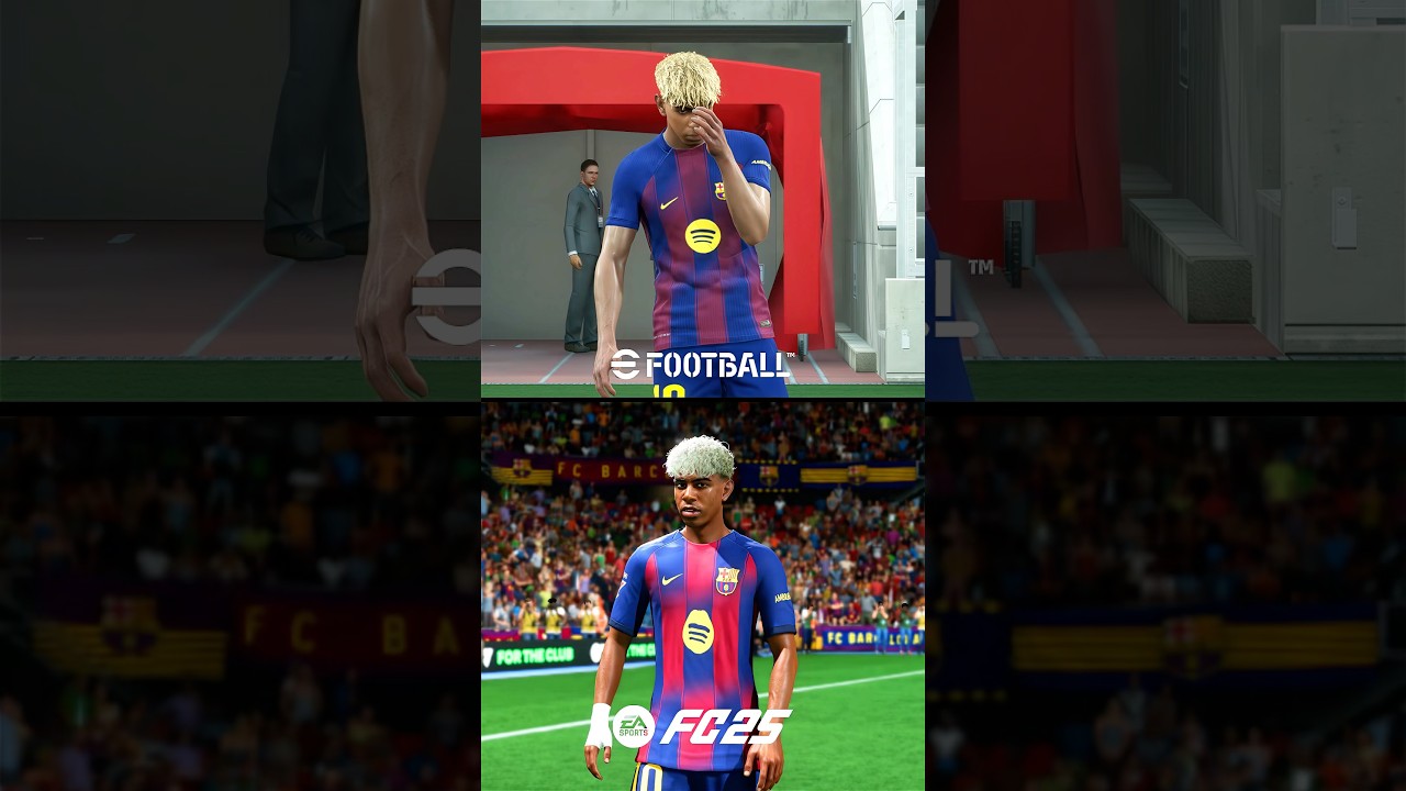 EA FC25 vs Efootball🔥