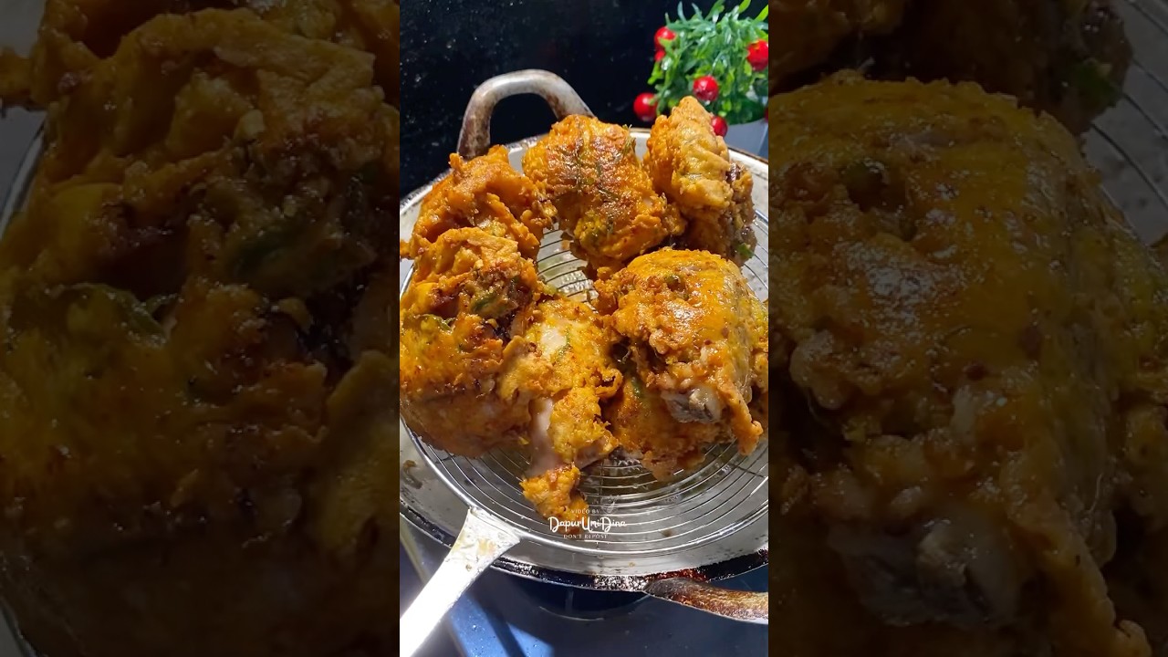 Menu Masakan Rumahan Sederhana - Tumis Kacang Panjang & Ayam Goreng Terasi