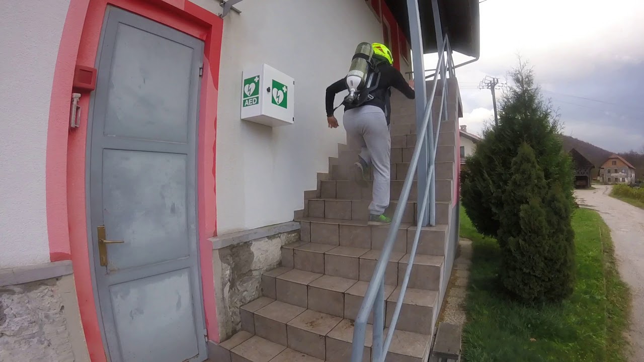 Trening za Zagreb; Training for Zagreb  Firefighter stair Challenge