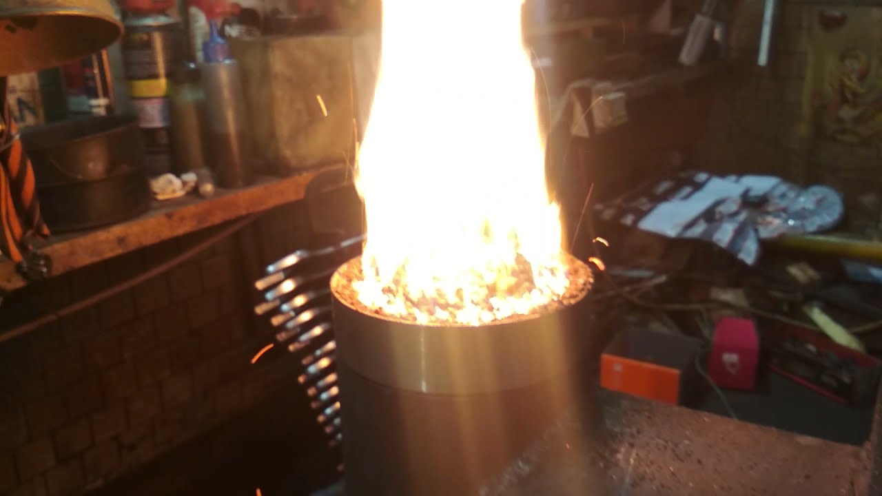 тесты новой горелки часть 2