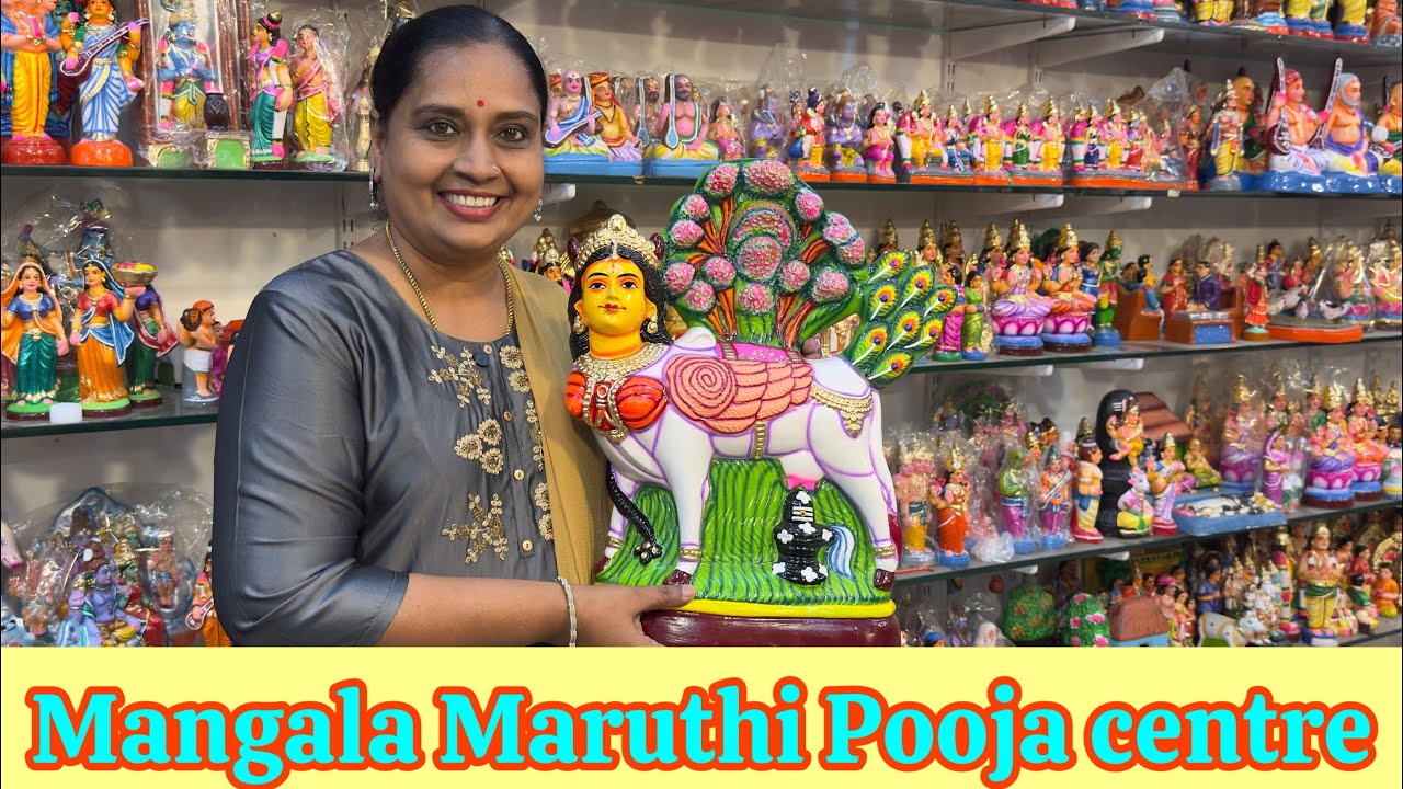 Mangala Maruthi Pooja centre | 20 yearsஆ கொலுபொம்மைகள் கடை வச்சிருக்காங்க #nandhinivibes #goludolls 
