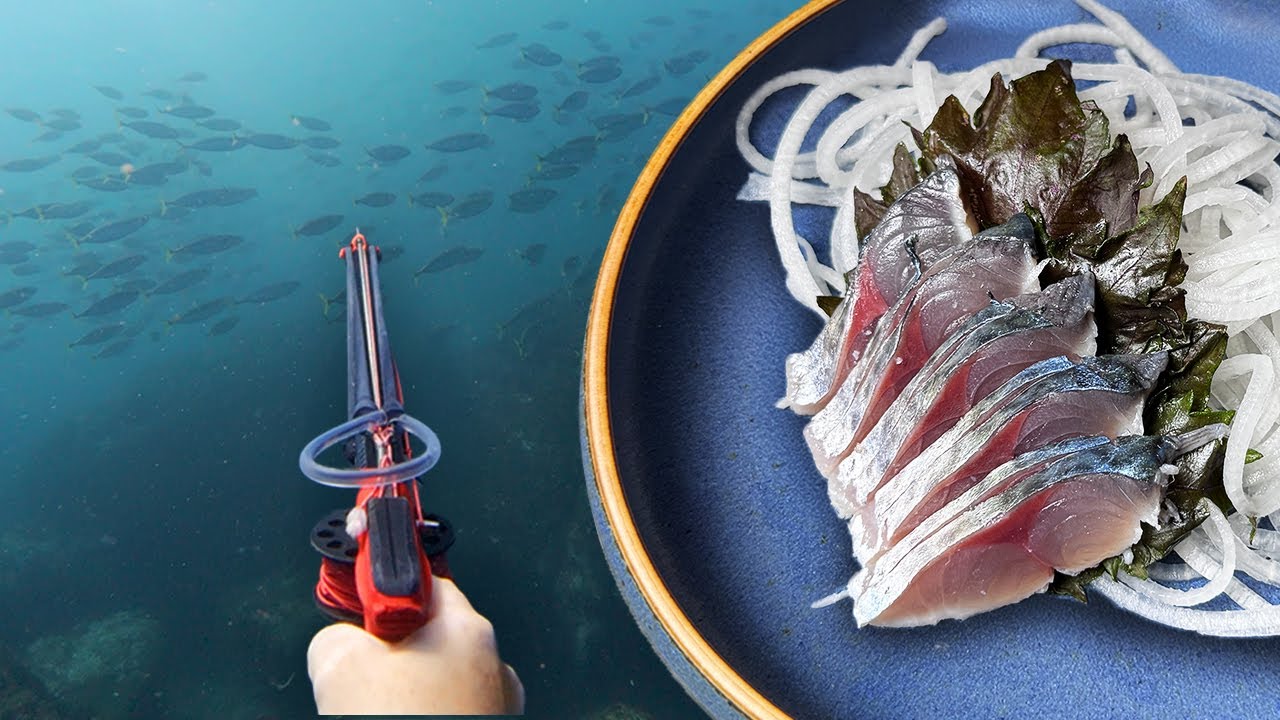 Japanese Pickled Mackerel Spearfishing Catch & Cook