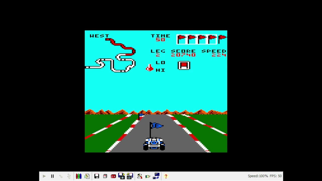 Amstrad, Emulated, Buggy Boy, West, 64410 points