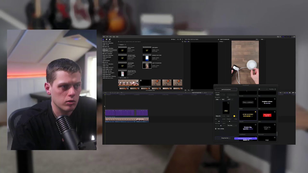 Work With Me: Editing the Next Adam Talks Tech Video (LIVE)