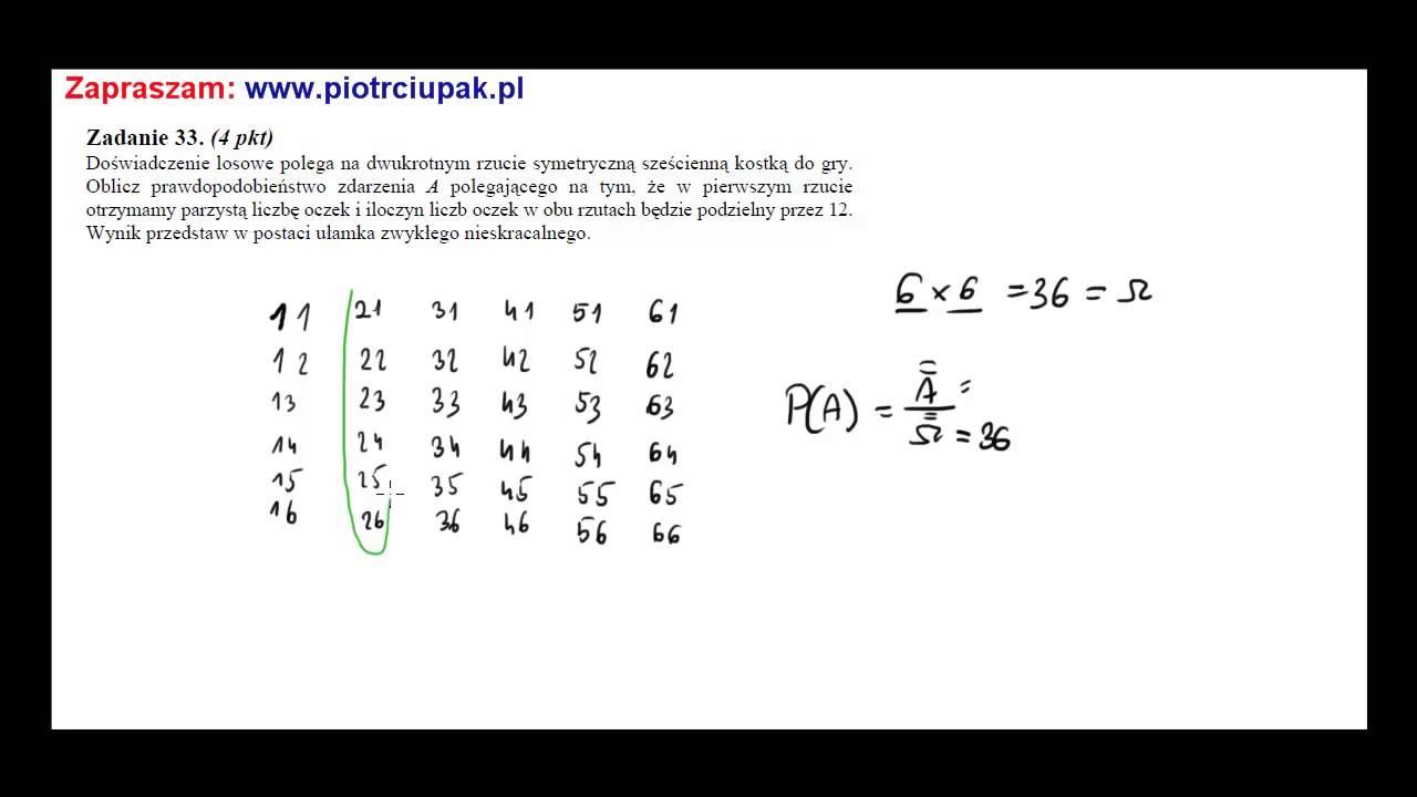 Zadanie 33 Matura maj 2010 CKE