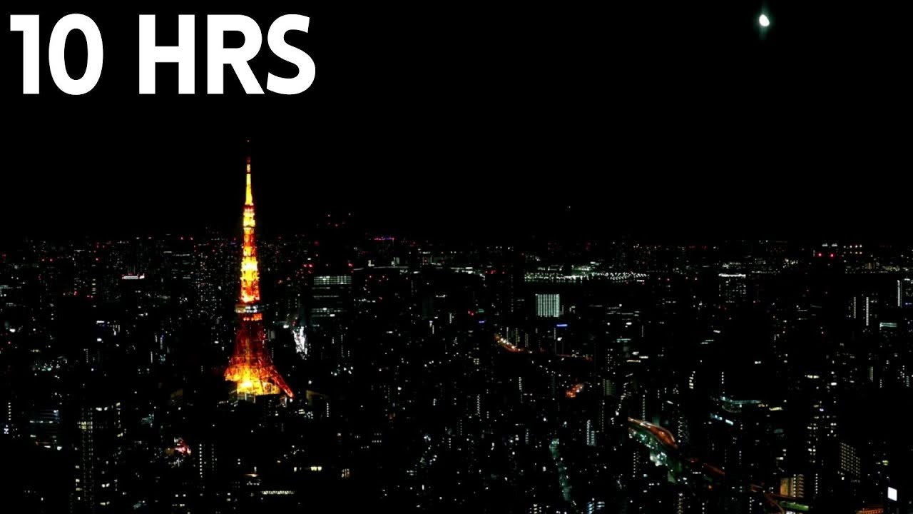 Tokyo, Japan - Night Traffic Ambience - 10 hours