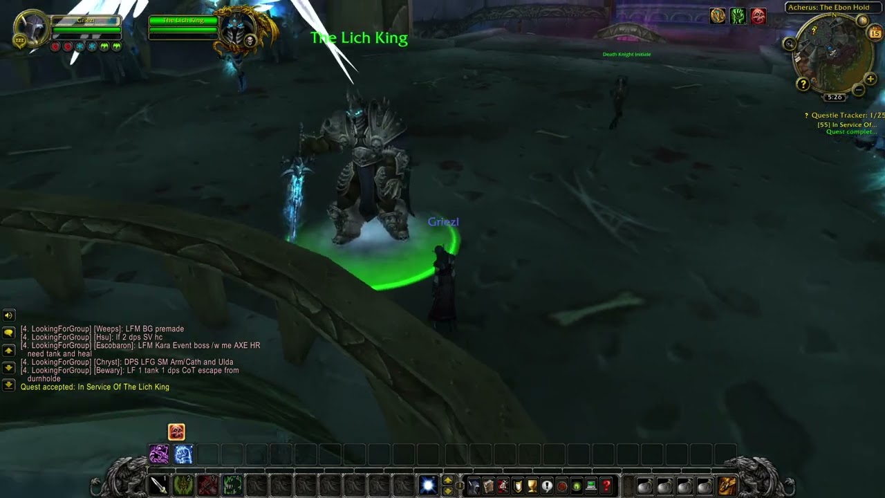 WotLK Classic - Quest 1: In Service Of The Lich King (Blood Elf, Death Knight)