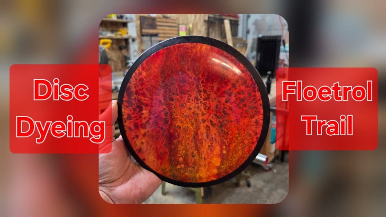 Disc Dyeing - Floetrol Bed - MVP Trail