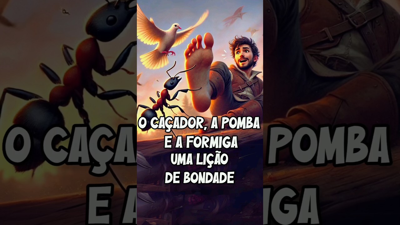 O Ca&ccedil;ador e a Pomba #f&aacute;bula #moraldahist&oacute;ria #hist&oacute;riaspararefletir
