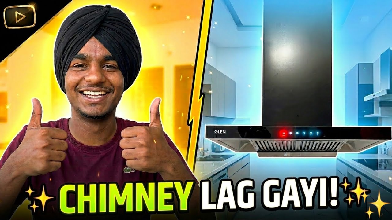  ✨ finally chimney lag gyi ✨ 17/60 days 