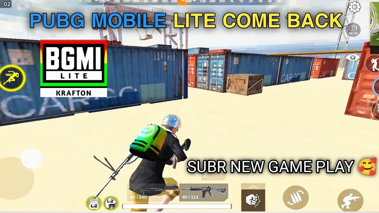 PUBG mobile lite VS SUBR GAME PLAY