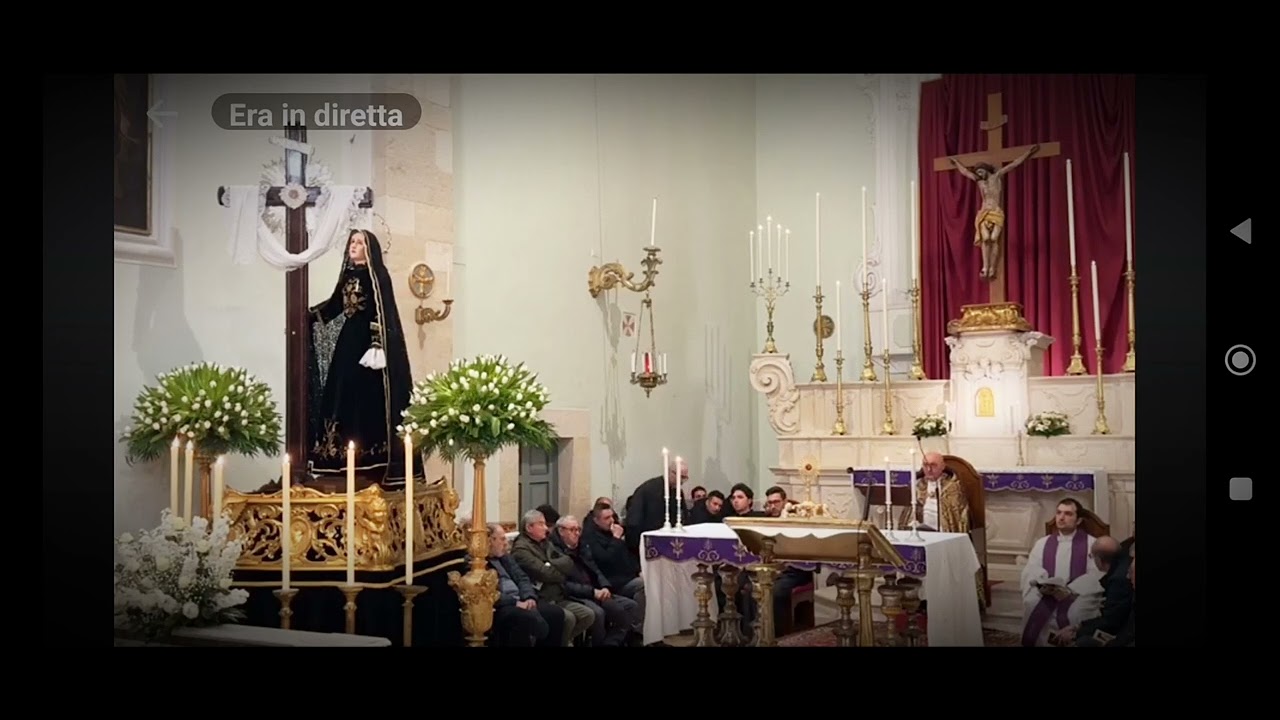 NELLA CITTÁ TORNAVA. Molfetta, Canti del Settenario in onore della B.V. Addolorata.