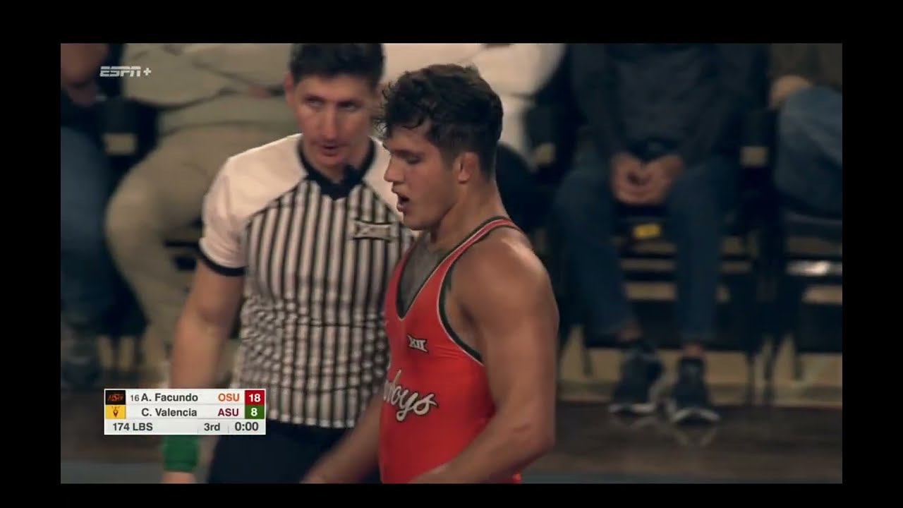 174lbs Alex Facundo (Oklahoma State) Cael Valencia (Arizona State)