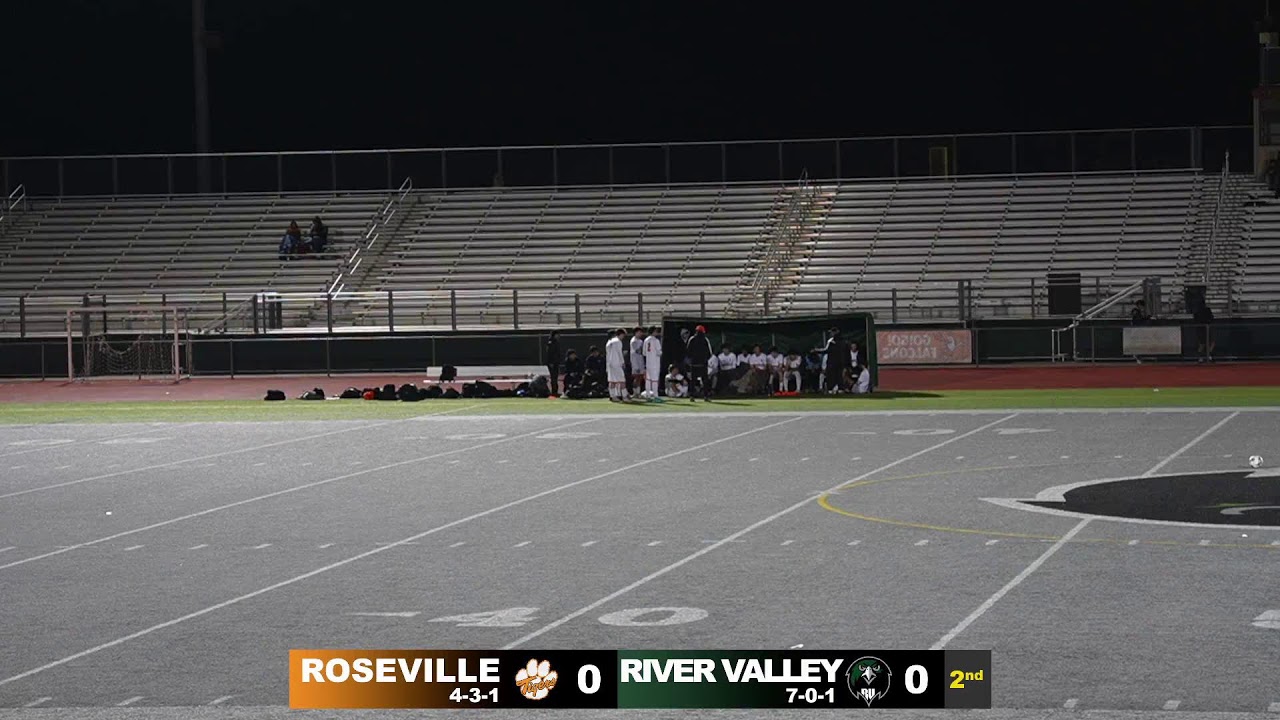 Varsity Soccer Game - Roseville Tigers at YRiver Valley