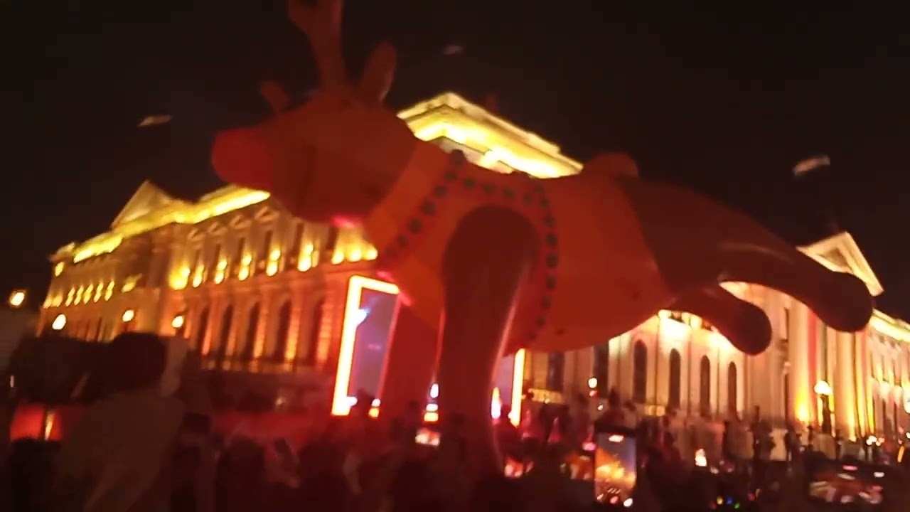 Desfile de gobos de coca-cola en EL Salbador.