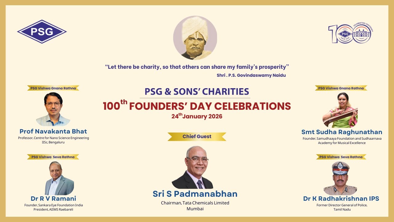 PSG 100th Founders' Day Celebrations
