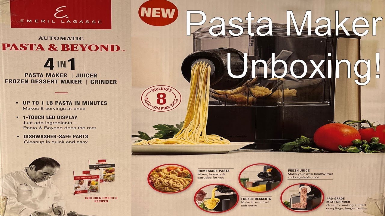 Emeril Lagasse Pasta Maker Unboxing