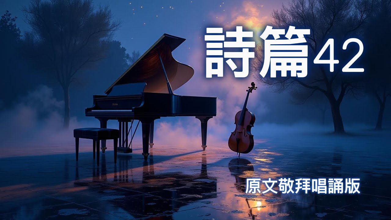 詩篇42篇 詩歌｜原文敬拜唱誦版｜每日靈修｜我的心切慕祢，如鹿切慕溪水｜無插電｜當你心裡憂悶時，神在等你回來