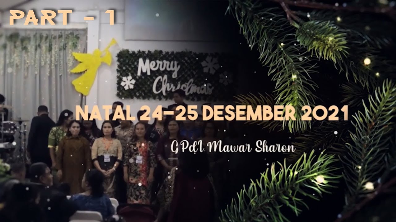 Dahsyat....!!!  Natal GPdI Mawar Sharon 2021 (Koor gabungan & Persembahan Lagu)