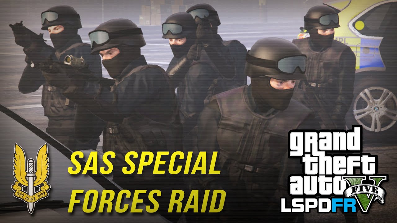GTA 5 LSPDFR - SAS SWAT RAIDS! - The British way #56