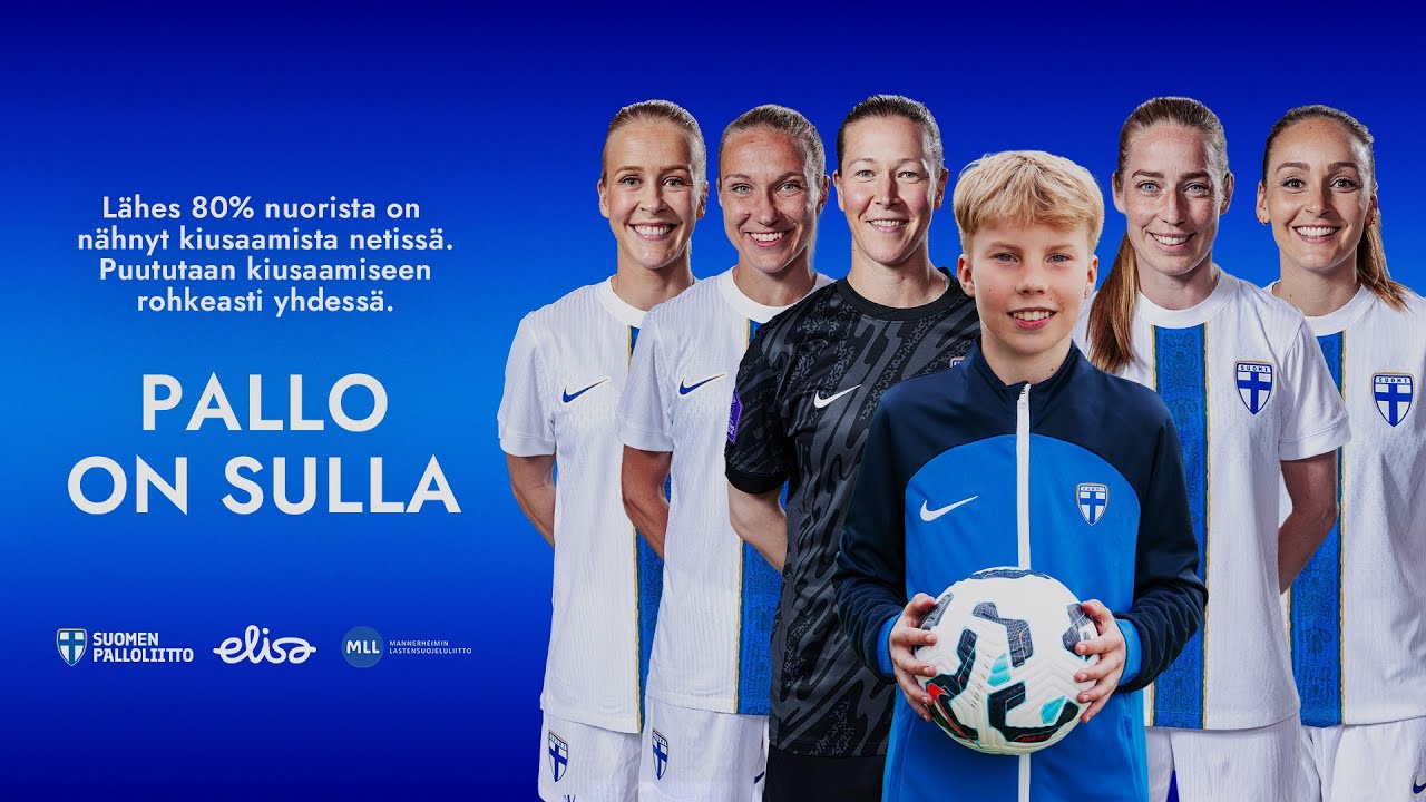 Puututaan kiusaamiseen rohkeasti yhdessä. Pallo on sulla.