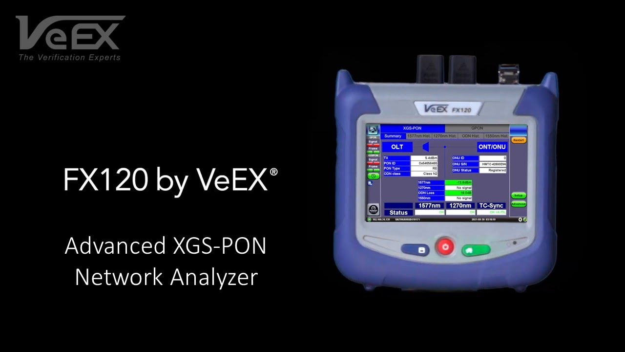 Introducing the FX120, XG(S)-PON Analyzer