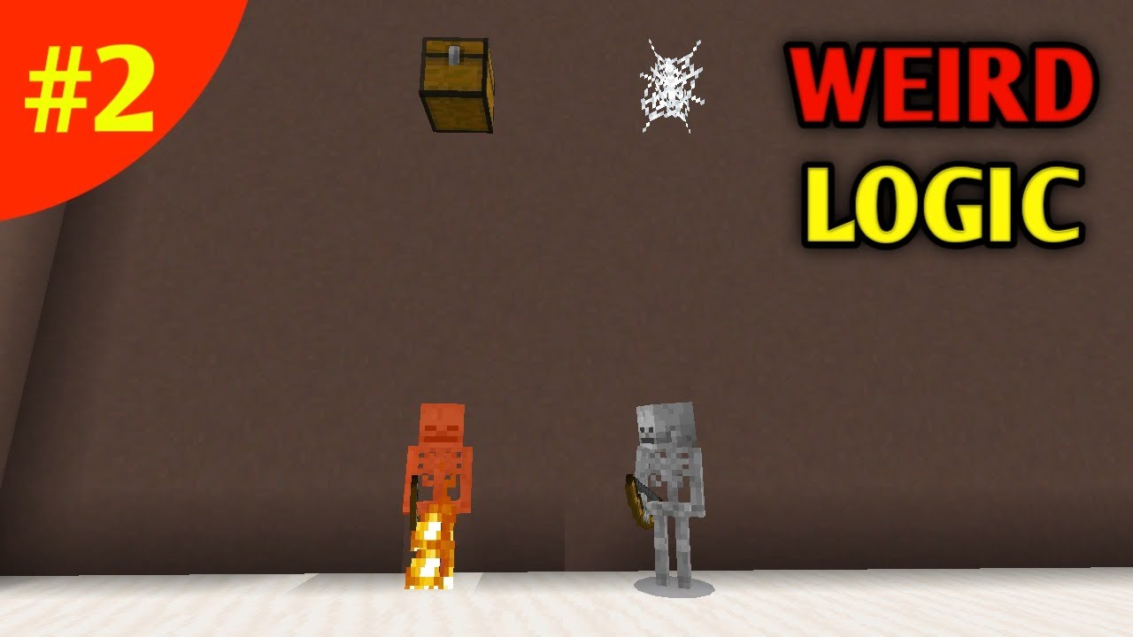 Minecraft weird logic that make no sense // minecraft weirdest logic @DNPLAYZ