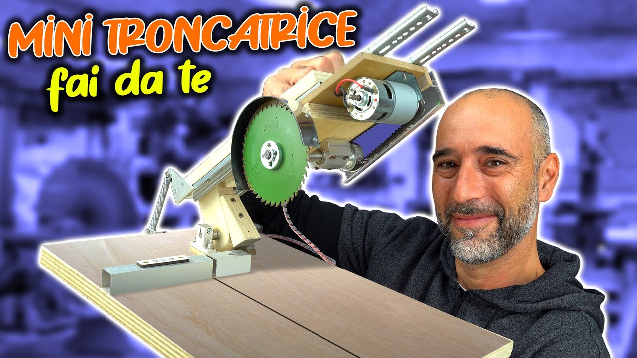 COME COSTRUIRE una mini troncatrice CON ESTENSIONE veramente versatile