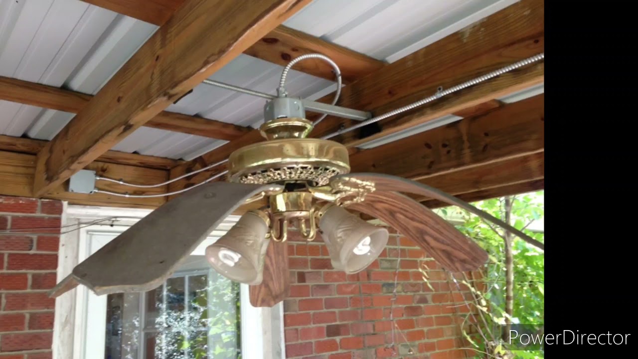 abandoned forgotten destroyed ceiling fans part 3