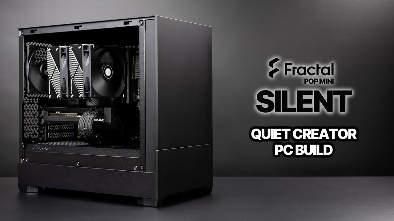 Quiet Creator PC Build | Fractal Pop Mini Silent | Arc A750 | 14600K | B760M