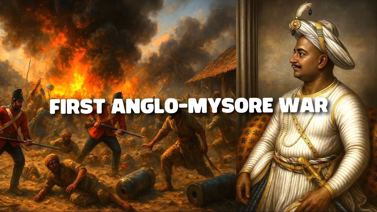 First Anglo-Mysore War: The Battle the British Couldn&rsquo;t Win 🔥 #ai #viral #history  #trending #upsc 