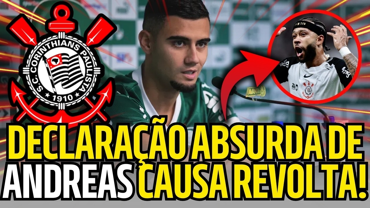 ANDREAS PEREIRA PROVOCA O CORINTHIANS E REVOLTA A FIEL APÓS POLÊMICA DO PÊNALTI DE MEMPHIS!