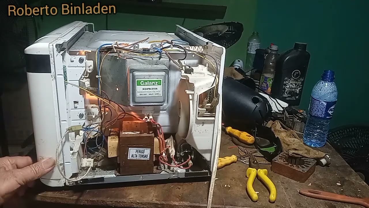 Como fazer ligação direta em micro-ondas.