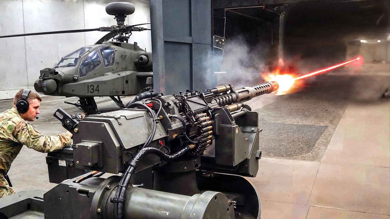U.S. Tests New M230 Chain Gun That Shocks the World